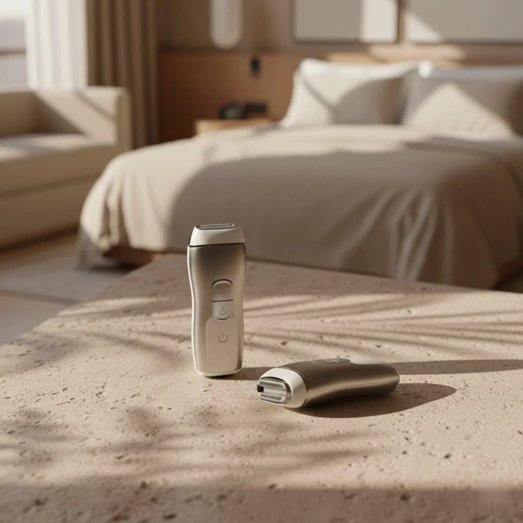 Palm Perfect electric shaver for smooth, on-the-go grooming